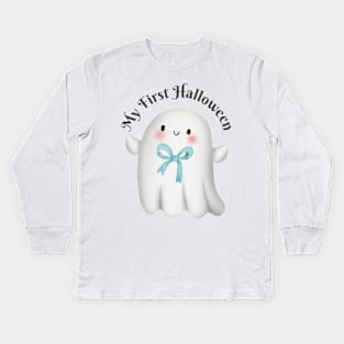 My First Halloween Kids Long Sleeve T-Shirt